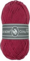 Durable Cosy extra fine - Bordeaux 222 - 1 bol van 50 gram katoen/acryl garen