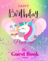 Birthday Guest Book For Kids