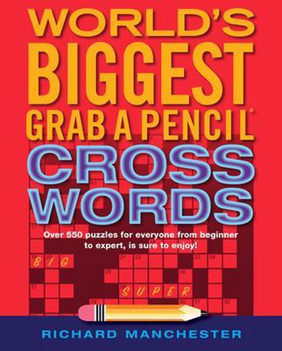 World's Biggest Grab a Pencil Crosswords 9780884867722 Boeken
