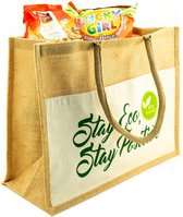 Boodschappentas - Jute Tas Naturel - set van 3