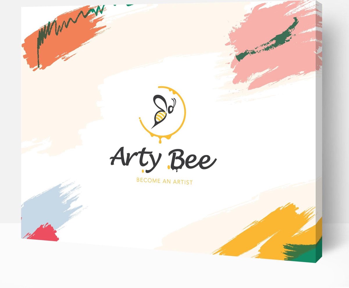 Schilderen Op Nummer Volwassenen DIY Paint By Number Compleet Hobby Pakket op Frame met Vernis - ®Arty Bee - Zeezicht Zijde 40x50cm — afbeelding 2