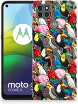Leuk TPU Backcase Motorola Moto G9 Power Telefoon Hoesje Birds