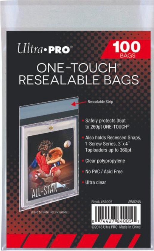 Afbeelding van het spel Ultra Pro One-Touch Resealable Bags