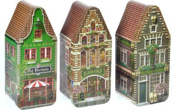 Foto: Set amsterdamse huisjes