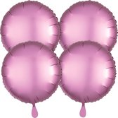 Anagram Folieballonnen 43 Cm Roze 4 Stuks
