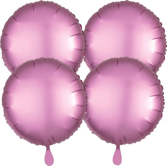 Anagram Folieballonnen 43 Cm Roze 4 Stuks