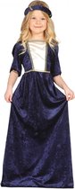Déguisement princesse médiévale bleue fille - Habillage vêtements