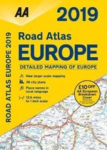 AA Road Atlas Europe 2019