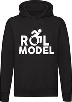 Rolmodel Hoodie | sweater | rolstoel | handicap | ziekenhuis |grappig | trui | unisex | capuchon