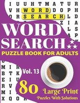 Word Search Puzzle Book For Adults