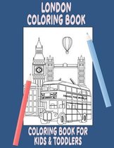 London coloring book for kids and toddlers