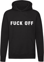Fuck off tekst hoodie | sweater | oprotten | laat me met rust | vaderdag |kado | trui | unisex | capuchon