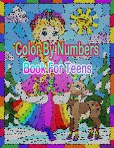 Color By Numbers Book For Teens