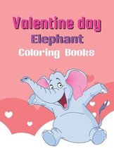 valentine Elephant coloring books