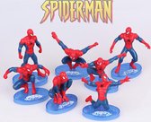 Spiderman - Actiefiguren - decoratie - 7 speelfiguren - Speelgoed - Plastic - cadeau - [6-12cm]