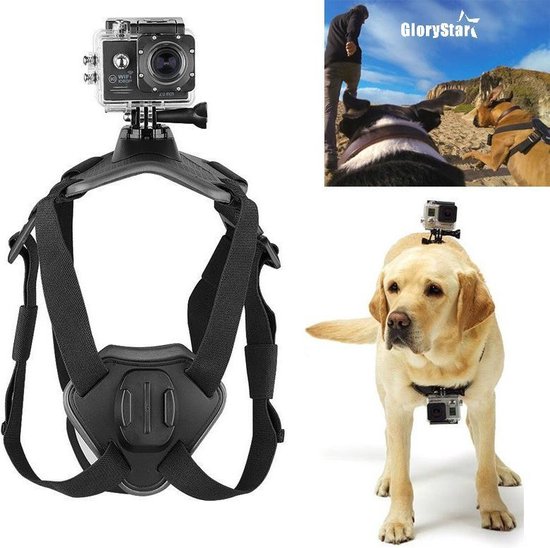 Hondenriem geschikt voor GoPro camera - harnas - Dual Action Camera -... |  bol.com