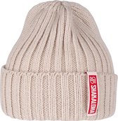 Shakaloha Gebreide Wollen Muts Heren & Dames Beanie Hat van merino wol zonder voering - Bottle Beanie Mrn Natural Unisex - One Size Wintermuts