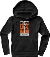 KingRock Studio hoodie heren/dames met capuchon|Original & vintage trui |Oranje