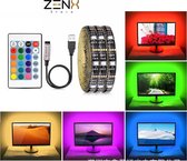 Zenx LED-strips 5 Meter incl. afstandsbediening-multicolor