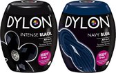 Dylon Textielverf - Navy Blue + Intense Black - 2x Pods - 350g