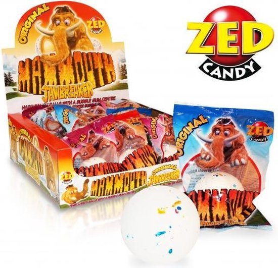 Zed Candy Jawbreaker Mammouth - 18 stuks