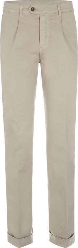 Pantalon The English Hatter Men avec plis et couverture en Katoen marron  Taille: 50 | bol.com