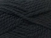 Wol breien op pendikte 9 mm. – dikke breiwol zwart kopen pakket van 2 bollen garen acryl wol 150gram per bol – chunky breigaren van een fijne kwaliteit