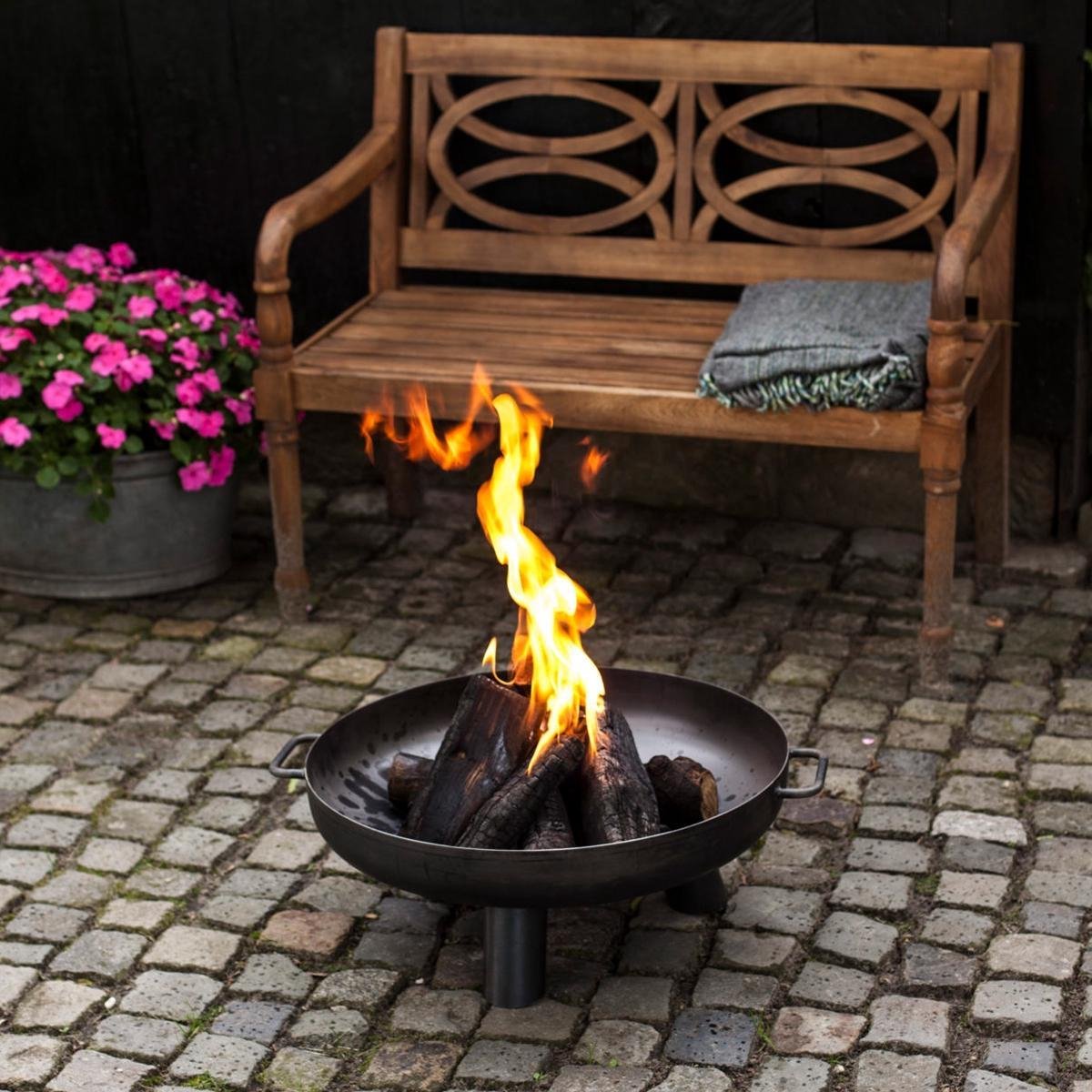 schrijven Kijkgat Kleren Esschert Design Fancy Flames Vuurschaal - 70cm - Staal | bol.com