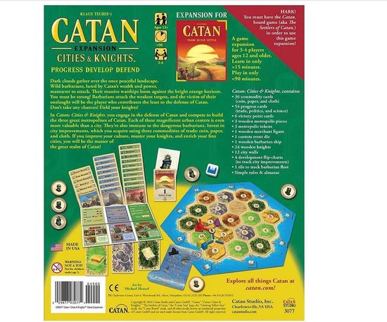 Afbeelding van het spel Asmodee Catan Cities & Knights - EN