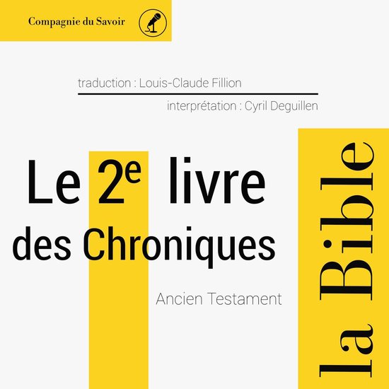 Le 2e livre des Chroniques - cover