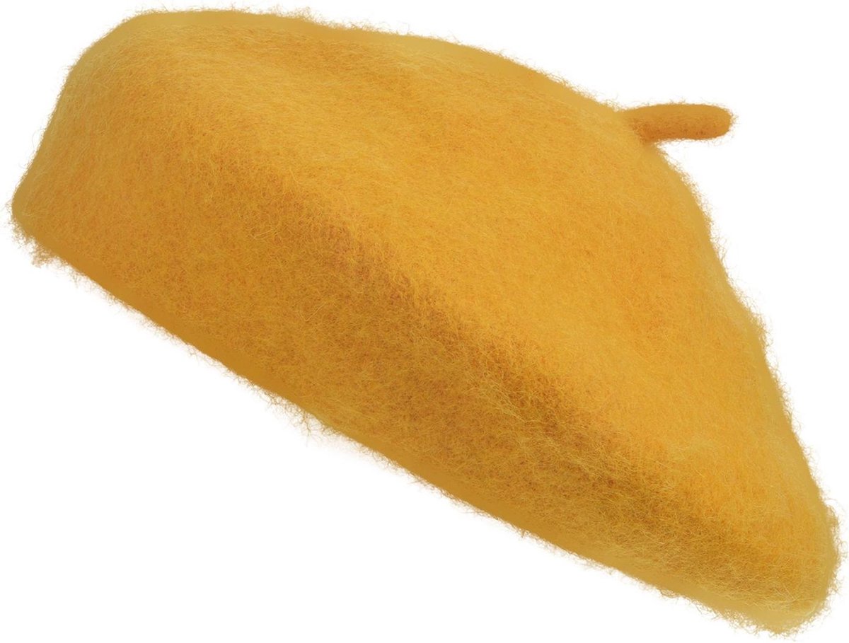 Melady Muts Kind Ø 23x3 cm Geel Synthetisch