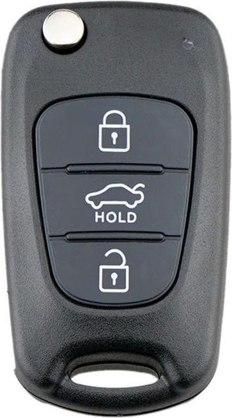 Autosleutel 3 knoppen klapsleutel geschikt voor Hyundai sleutel / Accent / Avante / Veloster / i10 i20 i30 iX35 / Kia Picanto / Sportage / K2 K5 / Hyundai sleutel behuizing-O3B