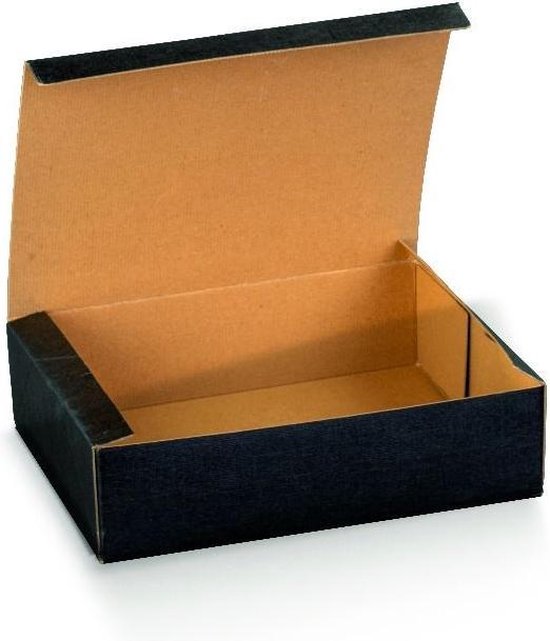 werkwoord semester Gek Take away box ZWART, 35x28x12cm (50 stuks) | bol.com