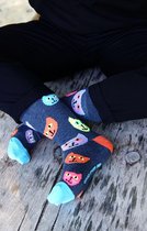 Verjaardag cadeau - Katten Sokken - Kat Sokken - Cats - Leuke sokken - Vrolijke sokken - Luckyday Socks - Sokken met tekst - Aparte Sokken - Socks waar je Happy van wordt