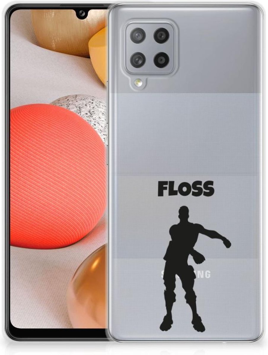 Samsung Galaxy A42 Telefoonhoesje met Naam Floss