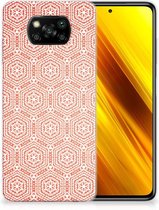 Hippe Hoesjes Xiaomi Poco X3 | Poco X3 Pro Telefoon Hoesje Pattern Orange