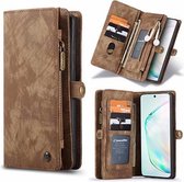 CaseMe - Samsung Galaxy S20 FE hoesje - 2 in 1 Wallet Book Case - Bruin