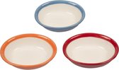 Duvo+ Eetkom ovaal stone soul kleur oranje 10x8x3cm - 80ml, LET OP PER STUK, ALLEEN DE KLEUR ORANJE WORD GELEVERD !!
