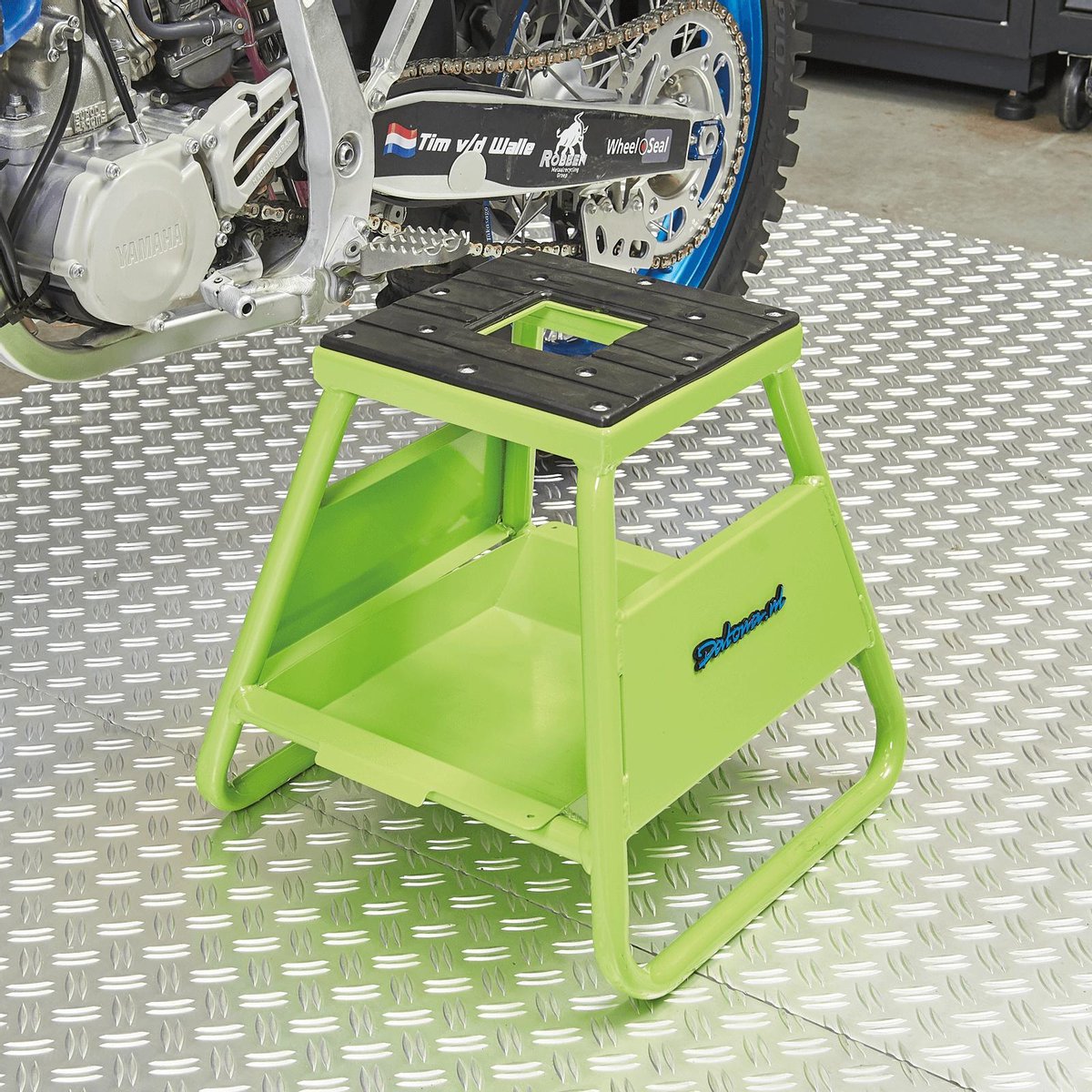 Datona® MX stand voor Kawasaki motoren - Groen