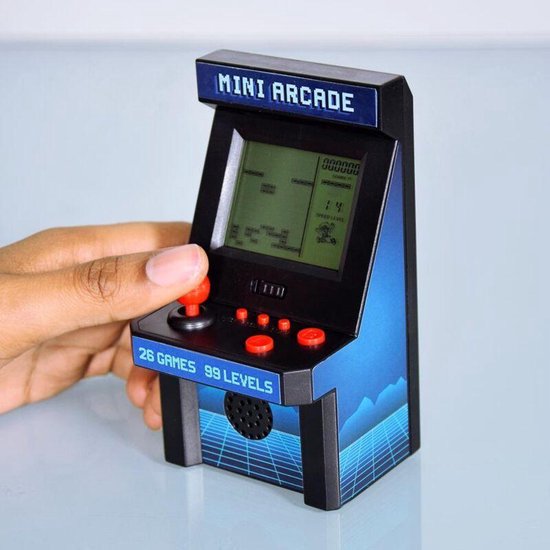 Afbeelding van het spel MikaMax - Mini Arcade Machine - 2,5 inch kleurendisplay - 300 vooraf geladen spellen