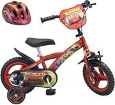 CARS Bike 12 + helm - Kind - rood en zwart