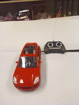 RC AUTO - op afstandbestuurbare conceptcar jee rood - 27 mhz schaal 1:18