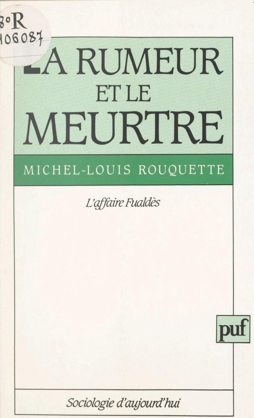La rumeur et le meurtre - cover