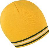 Result Unisex Winter Essentials National Beanie Hat (Geel / Groen / Wit / Groen)