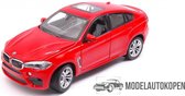BMW X6M (Rood) 1/24 Rastar - Modelauto - Schaalmodel - Model auto - Miniatuurautos - Miniatuur auto
