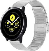 Luxe Milanese Loop Armband Geschikt Voor Samsung Galaxy Watch Active2 40mm Horloge Bandje - Metalen Milanees Watchband Polsband - Stainless Steel Mesh Watch Band - Horlogeband - Ve