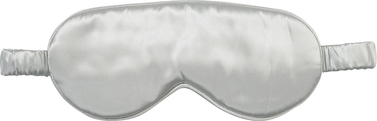 Beauty Pillow® Luxury Silk Mask - slaapmasker - 100% pure Mulberry zijde - 22 momme - Silver