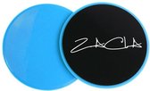 ZaCia Core slider Blauw incl. opbergzak - Sliding Discs - Gliding discs - Fitness schuifplaten yoga Zweefvliegen - Fitness disc