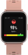 Denver SW-164 - Smartwatch - Sportwatch - Horloge - Werkt met TUYA - Temperatuurmeter - bloedzuurstofmeter - hartslagmeter - Geschikt voor iOS & Android - Roze