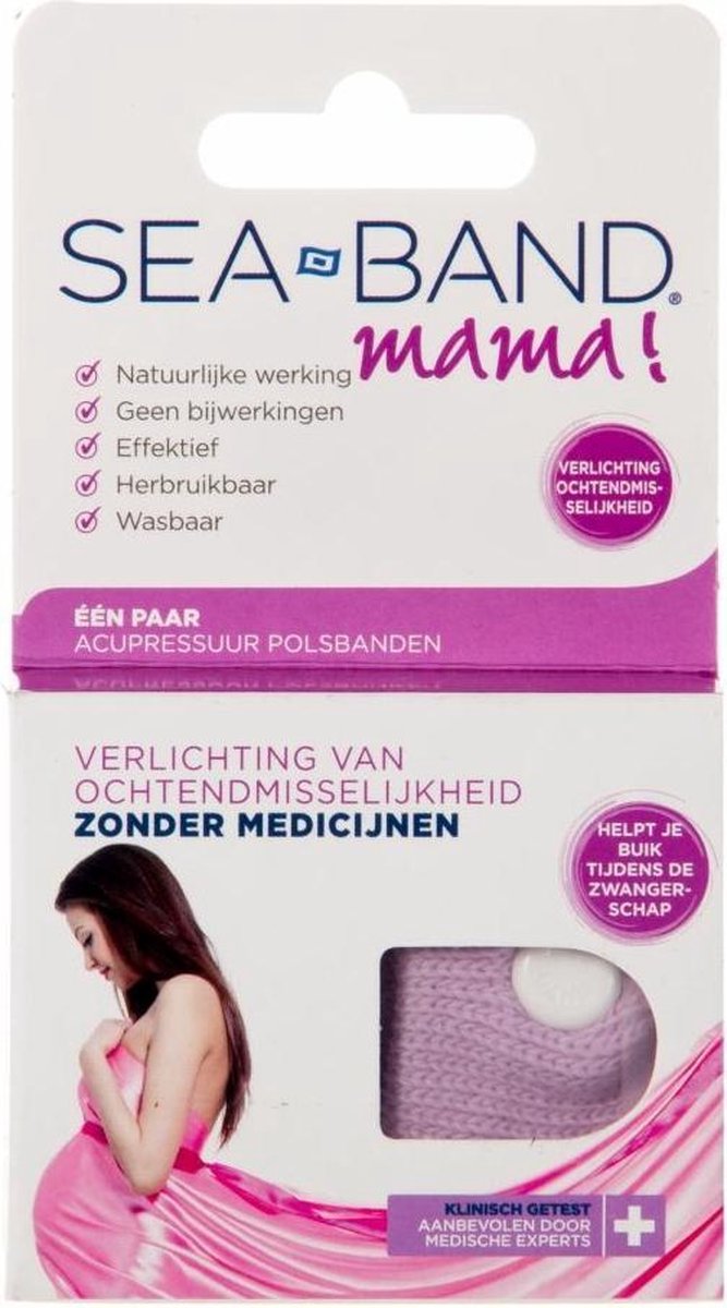 Bol Com Seaband Mama Acupressure Volwassenen Polsband 2 Stuks